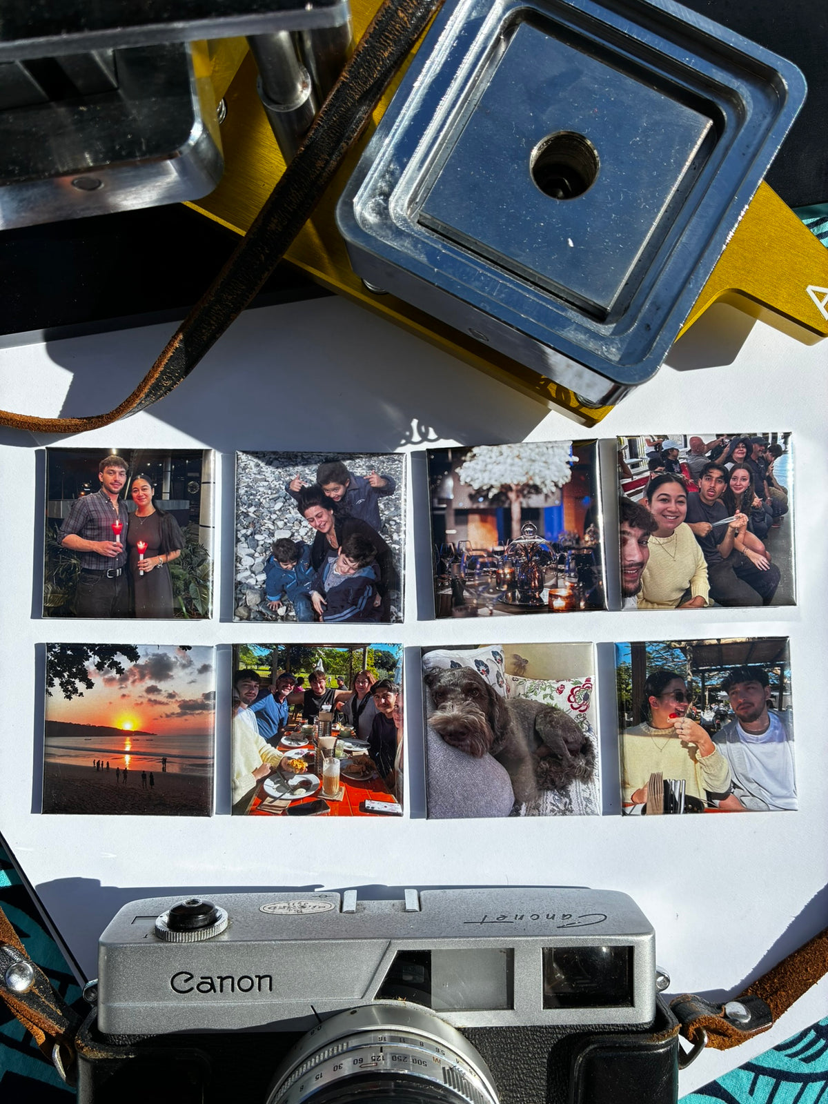 Family Collection 8 Personalised Photo Magnets
