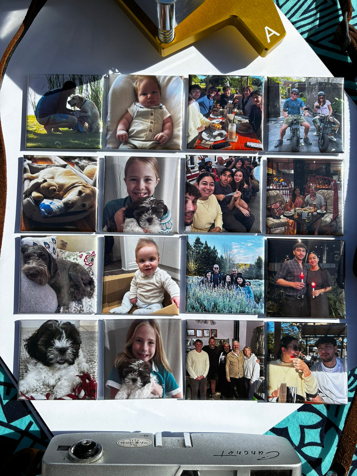 Treasured Collection 16 Personalised Photo Magnets