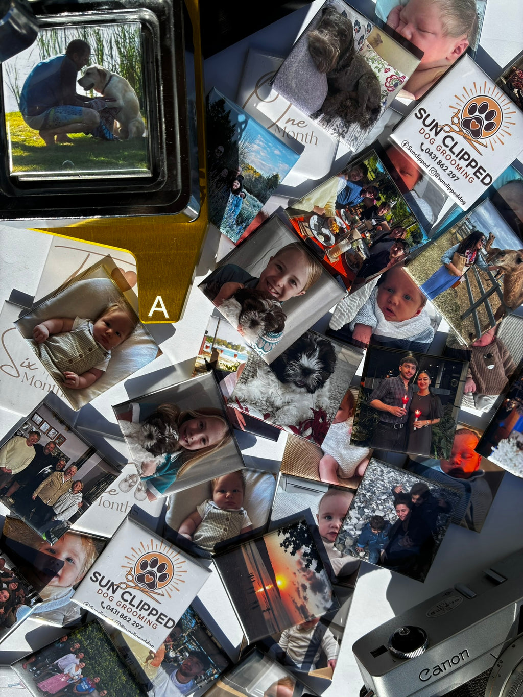 Memory Collection 4 Personalised Photo Magnets